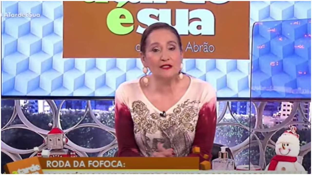 Sonia Abrão fica revoltada após fala de colunista não a agradar (Foto: Reprodução)