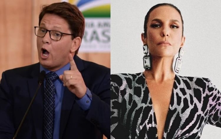Mario Frias critica a cantora Ivete Sangalo (Foto: Reprodução)