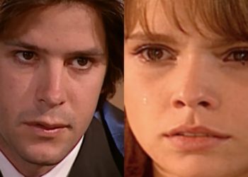 Mel e Lucas em cena da novela O Clone (Foto: Reprodução)