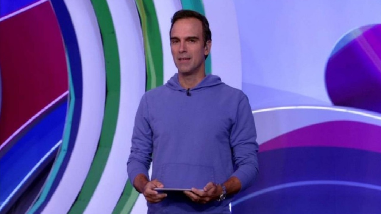 O apresentador do reality da Globo, BBB22, Tadeu Schmidt (Foto: Reprodução)