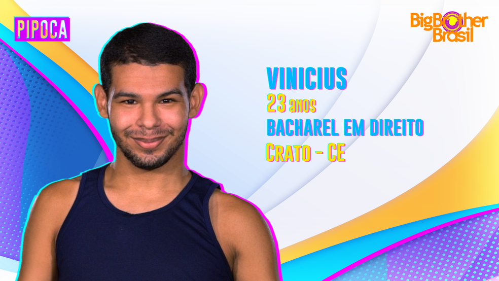 Vinicius é participante do BBB22 — Foto: Globo (Foto: Reprodução)