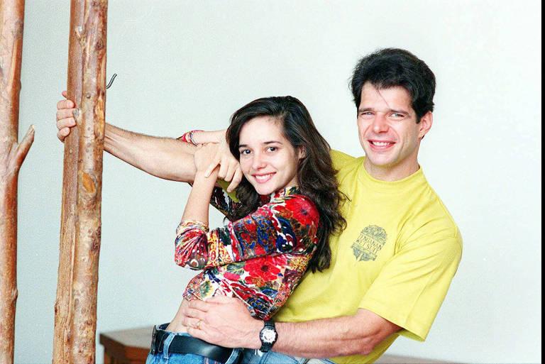 O ator Raul Gazolla e Daniela Perez (Foto: Reprodução)