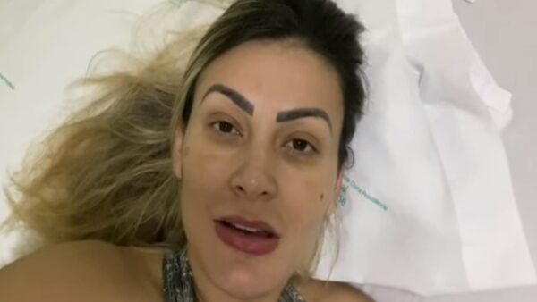 Andressa Urach segue internada por conta de seu estado de saúde (Foto: Reprodução)
