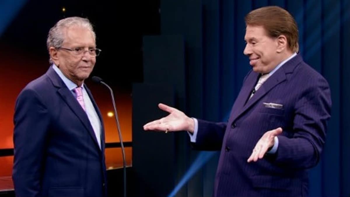 Humorista e Silvio Santos (Foto: Reprodução)