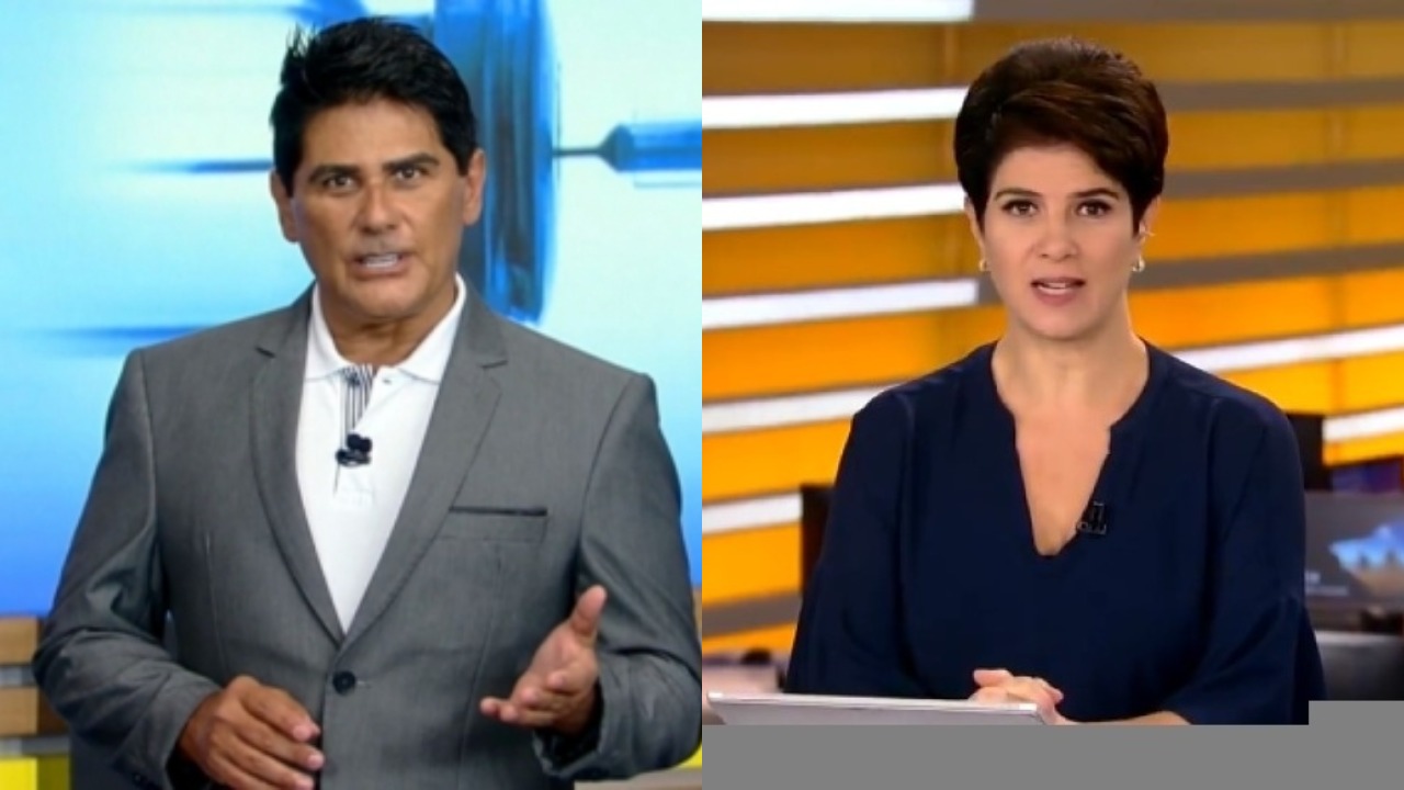 Ao vivo, César Filho peita Mariana Godoy e detona jornalista (Foto: Reprodução)