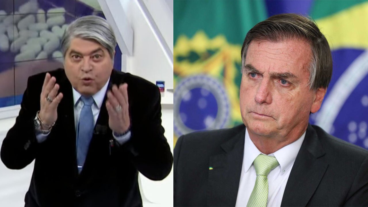 O apresentador Datena detona Bolsonaro (Foto: Reprodução)