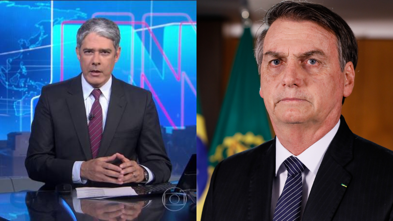 Bolsonaro ameaça concessão da Globo e Jornal Nacional expõe (Foto: Reprodução)