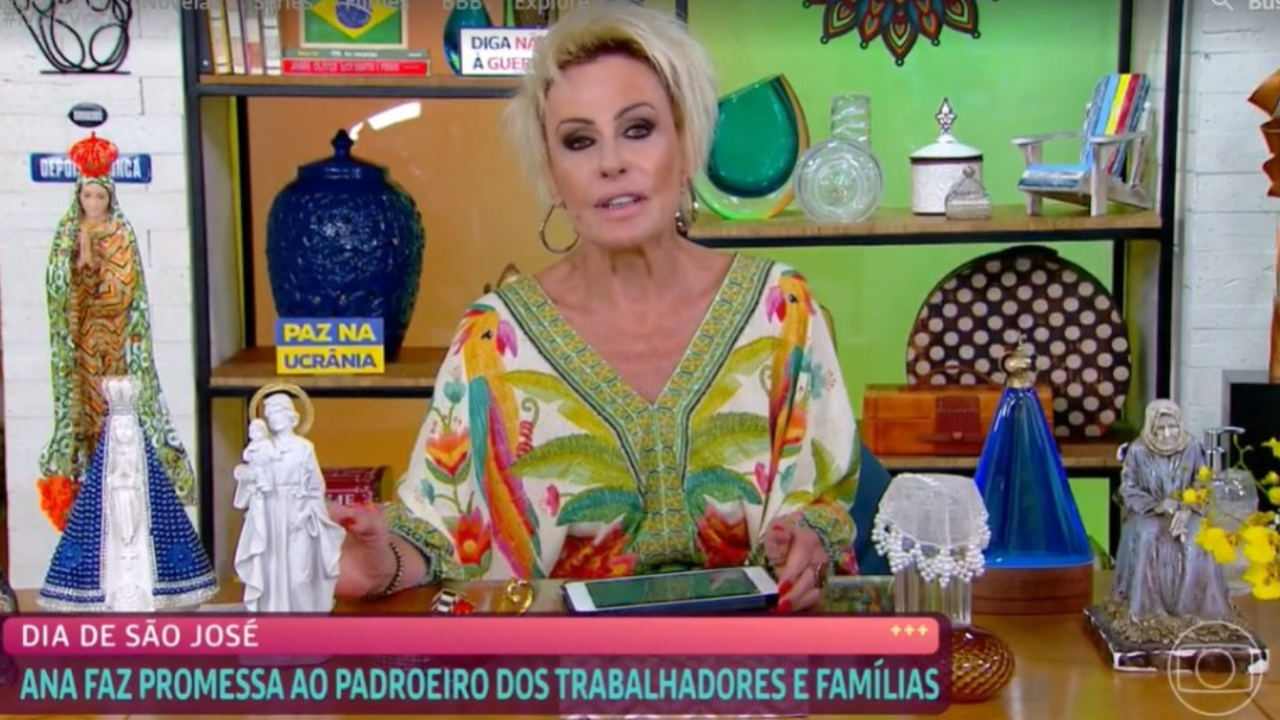 A apresentadora da Globo, Ana Maria Braga (Foto: Reprodução)