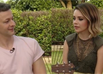 Lucas Lima e Sandy (Foto: Reprodução)