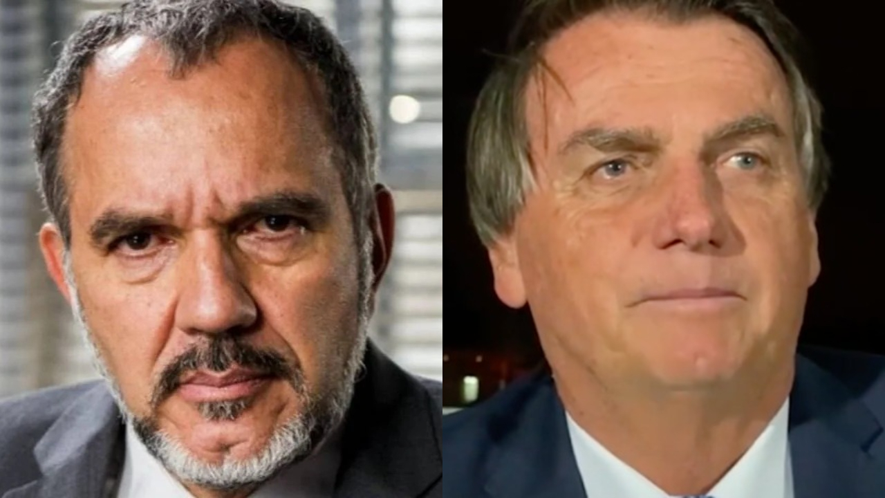 O ator da Globo, Humberto Martins e Bolsonaro (Foto: Reprodução)