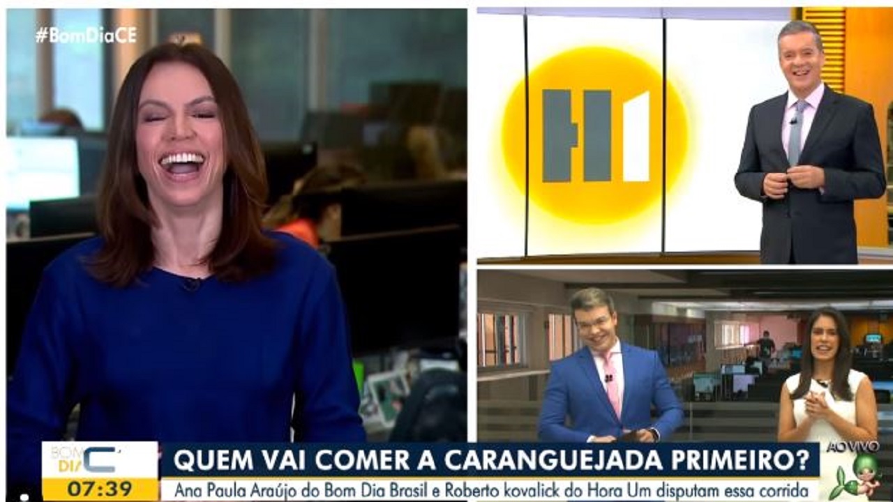 Apresentadores da TV Globo (Foto: Reprodução)