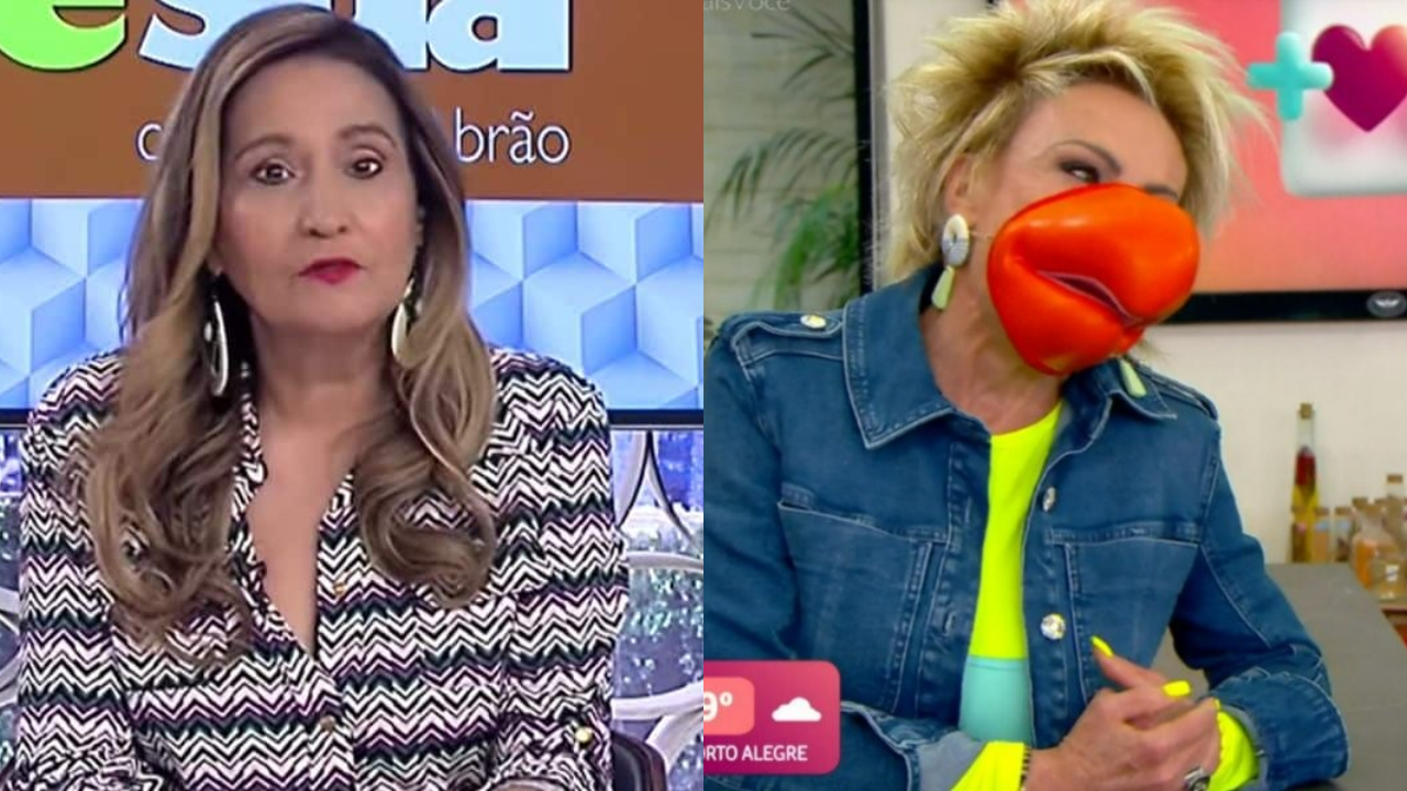 Sonia Abrão detona Ana Maria Braga em programa ao vivo. (Foto: Reprodução)