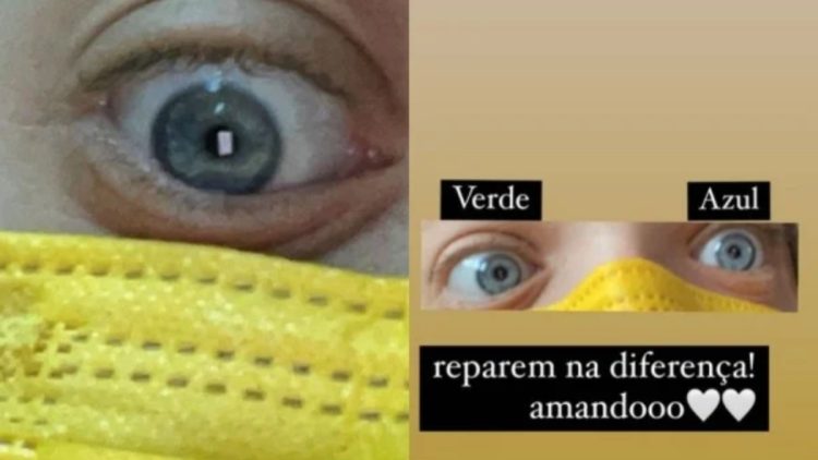 Olhos de Rafa Justus, filha de Ticiane Pinheiro (Foto: Reprodução)