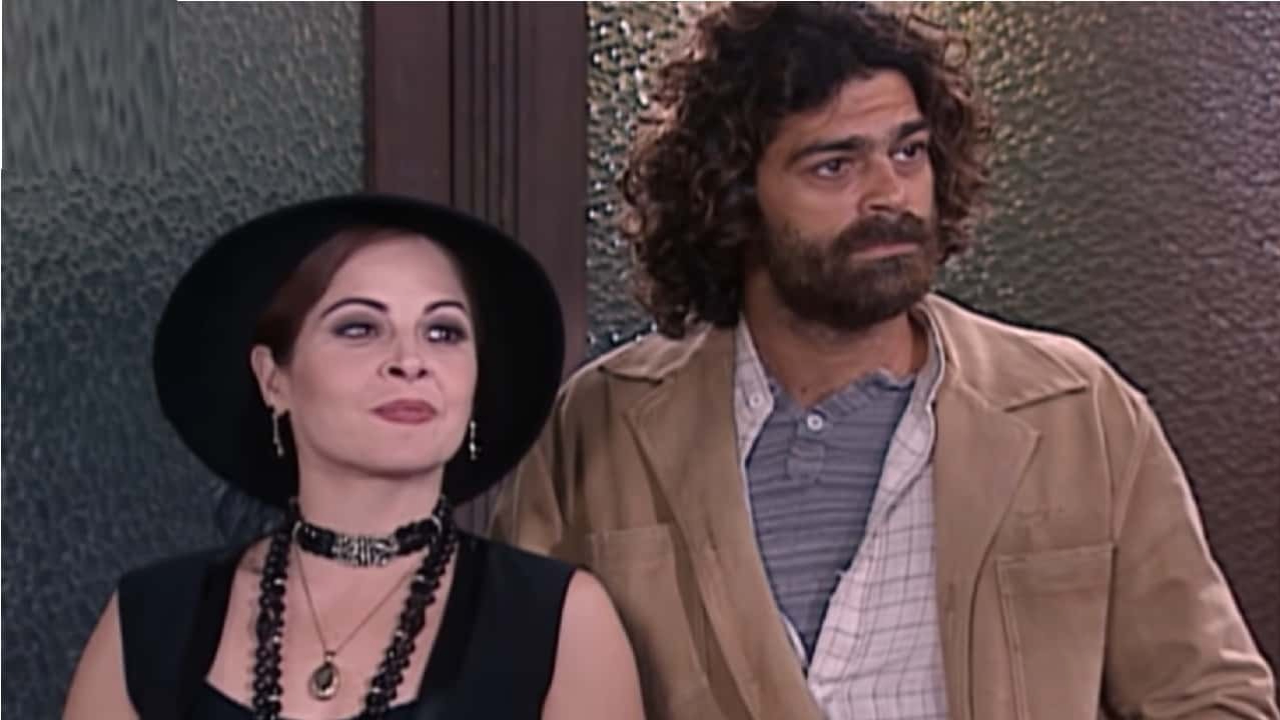 Marcela e Petruchio se unem para encurralar Lindinha. (Foto: Reprodução/TV Globo)