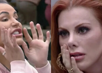 Em A Fazenda, Deolane e Deborah brigam feio após confusão com Pétala. (Foto: Reprodução)