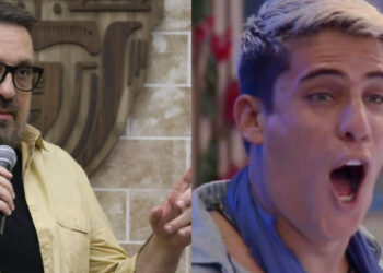 Tiago Ramos pode voltar para A Fazenda 14 a qualquer momento após ser expulso por Rodrigo Carelli (Foto: Reprodução)