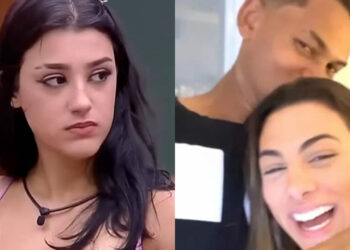 Pétala fica com ciúmes de Pétala (Foto: Reprodução)