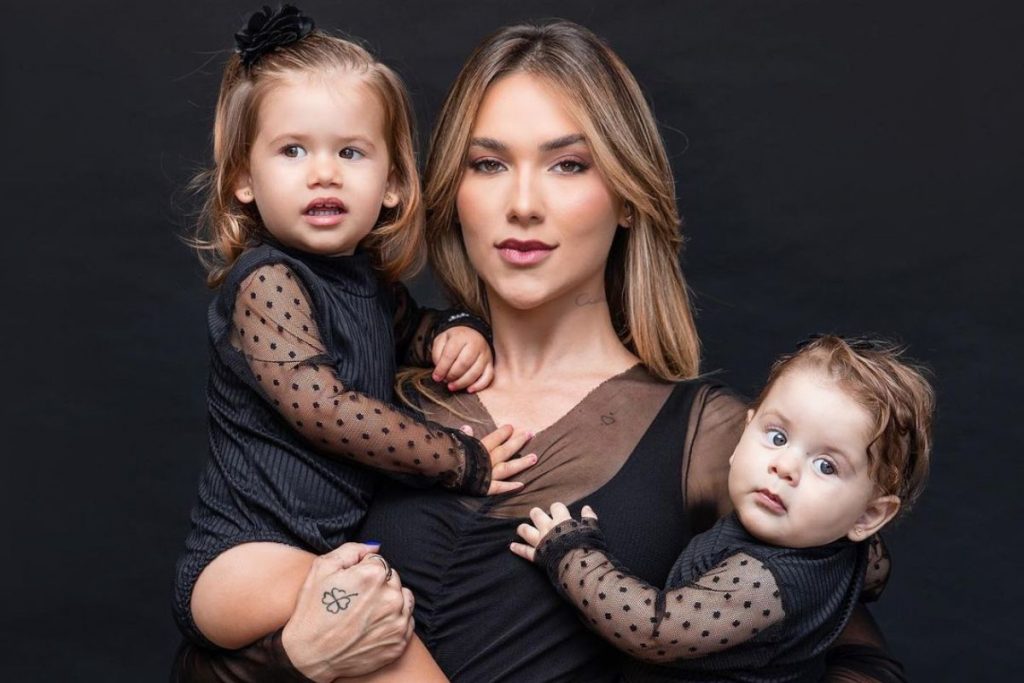 Virginia Fonseca com as filhas Maria Alice e Maria Flor – (Reprodução/Instagram)