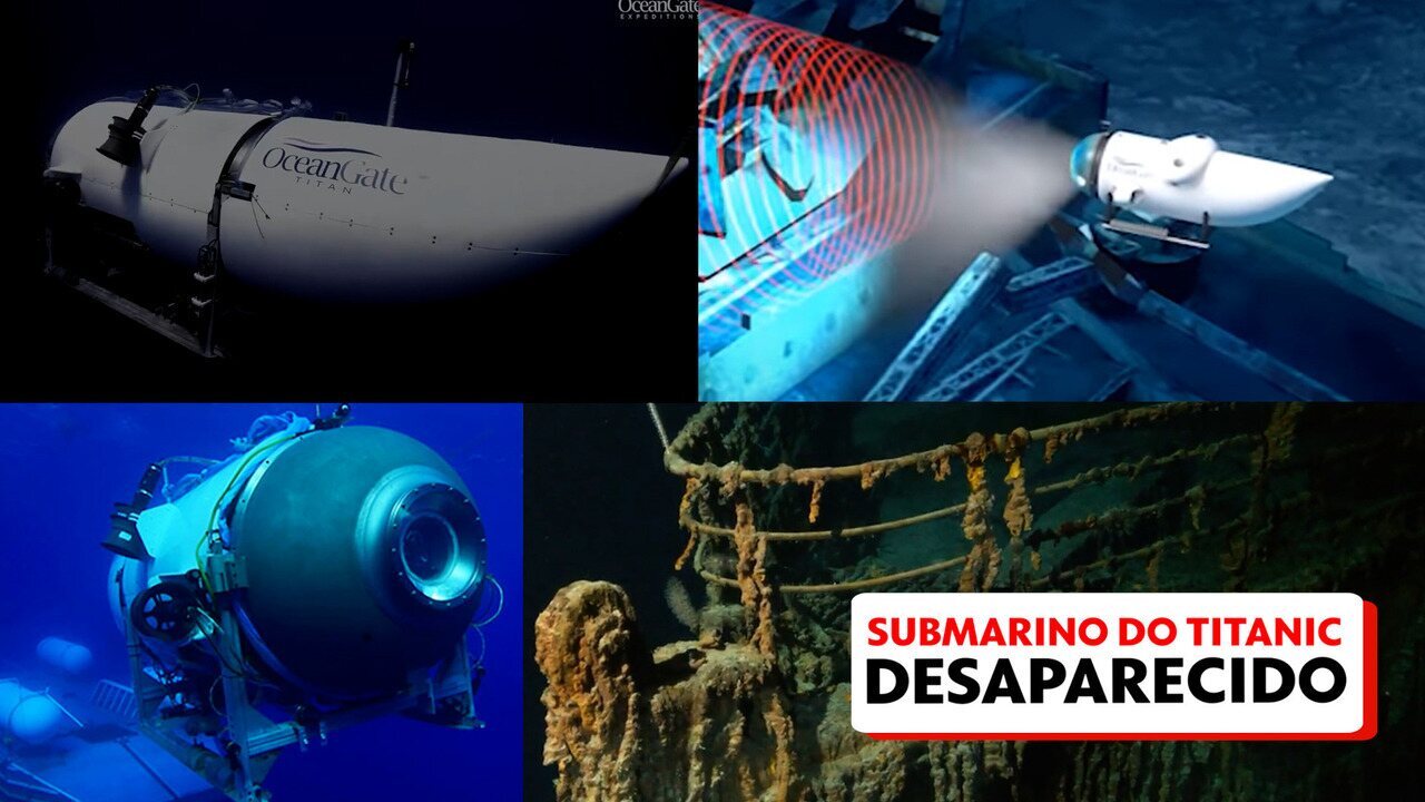 Submarino que visita o Titanic desaparece (Foto: Reprodução)