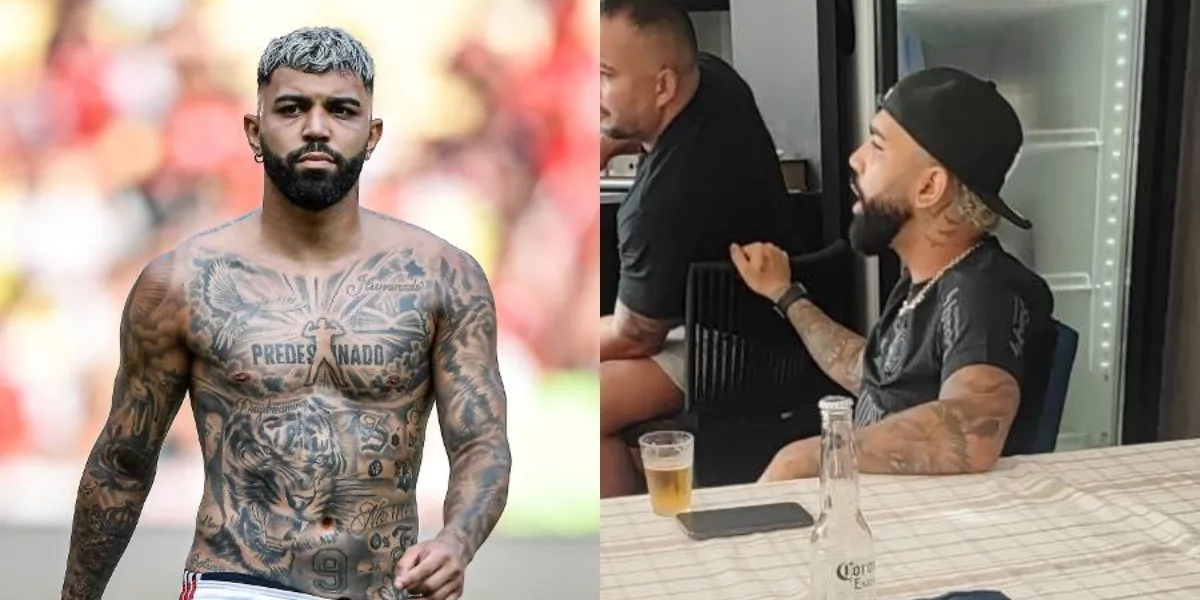 Fake ou afronta? Assessoria de Gabigol fala sobre foto vazada com camisa do Corinthians