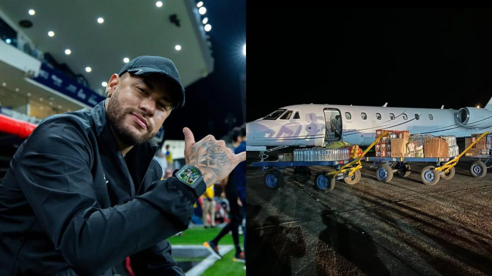 Neymar revela doações ao Rio Grande do Sul e faz apelo